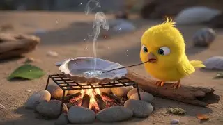 The Little Bird Brings a Spider Back to Its Nest and Cares for It Like a Pet