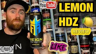 LEMON HDZ (Heads) REIGN ENERGY DRINK REVIEW | Monster Energy | Total Body Fuel 🍋🗣