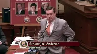 Anderson on SB 100 (California Renewables Portfolio Standard Program)