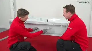 How to assemble upright tube fixing set