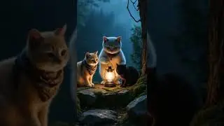 The Enchanted Lantern of Starfall Grove #CatStory #MagicalLantern #StarfallGrove #BraveCats