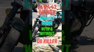Jawa 42 Bobber Loud Exhaust | DB Killer Removed | Brutal Sound #automobile #viralvideo #ai #motovlog