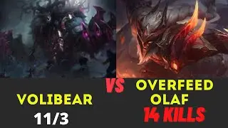 volibear vs olaf jungle league of legends gameplay