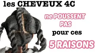 CHEVEUX NATURELS : ce qui BLOQUE ta POUSSE