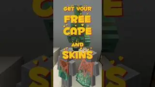 Free copper cape and skins for Minecraft bedrock and java #coppergolem #minecraft #freegiveaway
