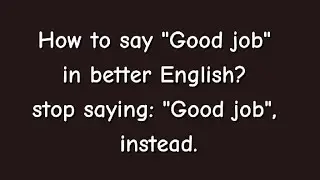 How to say 