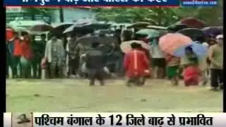 Manipur floods: Hectares of fields submerged, major roads and bridges down