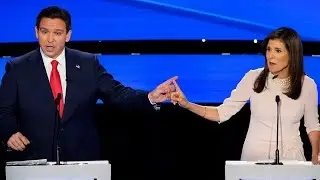 Watch: Highlights from DeSantis and Haley&rsquo;s Iowa presidential debate