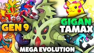 COMPLETED Pokemon GBA Rom Hack 2025 With Mega Evolution, Gigantamax, Pokemon From Gen 1-9 & More!