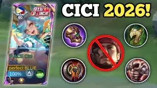 CICI BEST BUILD AND EMBLEM 2026! (100% broken!💀) CICI VS. LAPU-LAPU -MLBB