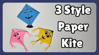3 Different Paper Kite Designs | Simple Paper Craft