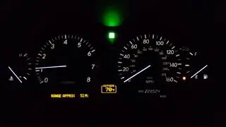 2001 2002 2003 Lexus LS430 Speedometer Cluster White LED Needle customization upgrade