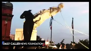 Baltimore Protesters Tear Down Christopher Columbus Statue