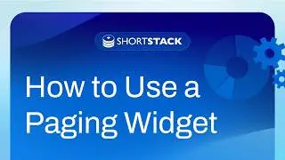 How to Use a Paging Widget