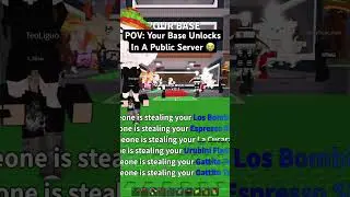 When Your Base Unlocks In A Public Server In Roblox Steal A Brainrot