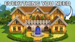 Minecraft: How to Build the Ultimate Survival Mansion | Tutorial🏠