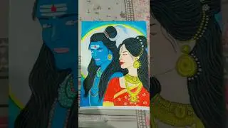 Gauri shankar ji drawing 🙏🏻🔱\ #art #drawing