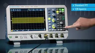 RTM3000 -  Rohde & Schwarz - Analyse spectrale et spectrogramme