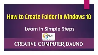 Create Folder in Windows 10 Simple Steps