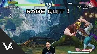 Street Fighter V - First Time I got Angry From A Rage Quit =(