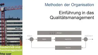 Einf&uuml;hrung in das Qualit&auml;tsmanagement - DIN EN ISO 9000ff - Baubetrieb