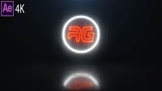How to create logo animation in After Effects Tutorial Professional Neon Logo Reveal Animation