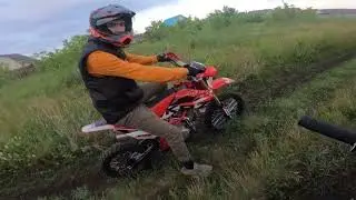 🚀🏍️Устроили гонки на питбайках. 🏍️🏍️Kayo vs Regul Вечерняя поездка.