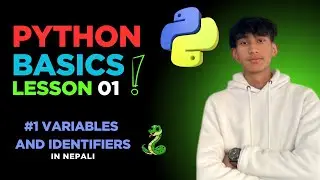 Python Introduction | Lesson 01 Explained in Nepali | ManjilDadaa