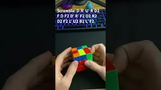 Example solve day 2 #rubikscube #cubing #cfop