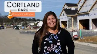 Cortland Park 55+ Construction Update w/Christine! | Cortland Park at Winding Hills | Landmark Homes