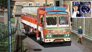 Indian truck Driving | Taking Goods to Lockdown Village Area | Ashok Leyland