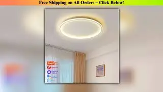 Ultra thin Led Ceiling Lights 93Ra Modern Chandelier Zigbee Tuya Smart Assistant Lamp Zigbee2mqtt