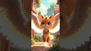 🦊 Adorable Cute Fox Animation | 5 Seconds of Cuteness Overload! ✨ #cute #fox #funny #kidscartoons
