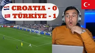 İtalyan Tepkisi 🇭🇷 Hırvatistan 0-1 Türkiye 🇹🇷 | Euro 2024 Elemeleri ⚽️