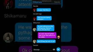 konoha highschool | naruto texting story part 1