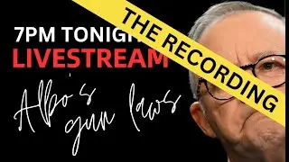 LIVESTREAM: We went live to explain Albo’s new gun laws and what they mean