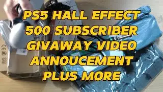 PS5 Best Hall Effect Controller Giveaway Announcement 500 Subscriber Activated Video