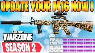 ✅ Warzone Season 2 UPDATE 1.34 M16 Build Loadout - BEST CLASS SETUP COD REBIRTH MODERN WARFARE