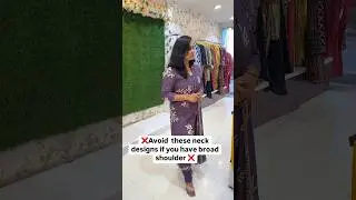 ❌Avoid these neck designs if you have a broad shoulder ❌ #styleguide #shrilooms www.Shrilooms.com