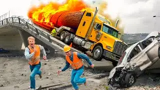 Unbelievable Truck Fails Compilation 2025 | Idiots at Work Caught on Camera