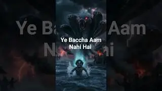 Bal Krishna vs Kaliya Naag 😱 | Ye Baccha Aam Nahi Hai | Krishna Leela #Shorts