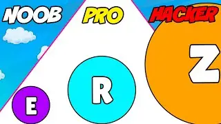 A-Z Run - Новичок против Профессионала против Хакера