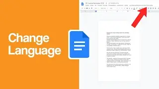 Change Language in Google Docs