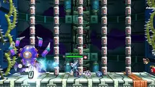 Rockman x dive Challenge mode 95 Bospider