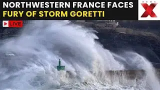 Storm Goretti LIVE: Winds Smash France&rsquo;s Coastline, Chaos in Cherbourg | NewsX