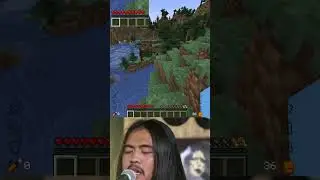 Minecraft Fall Damage Moment #minecraft #viralshort #minecraftmeme #memes