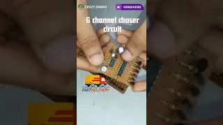 6 Channel Chaser Circuit 9289245581 | LED Chaser Circuit Using Arduino #chasers #ledchaser #circuit