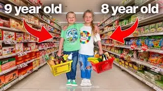 8 and 9 Year Old goes Shopping Alone for First Time!