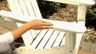 Great American Woodies Cottage Classic Folding Adirondack Chair - Product Review Video