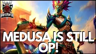 Medusa still op? - Joust Gameplay  - Smite - Party Chat Commentary!